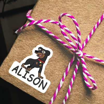 Alison Sticker Pinscher Notebook Image