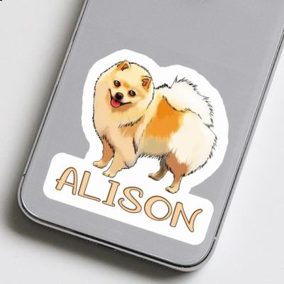 Sticker Alison German Spitz Image