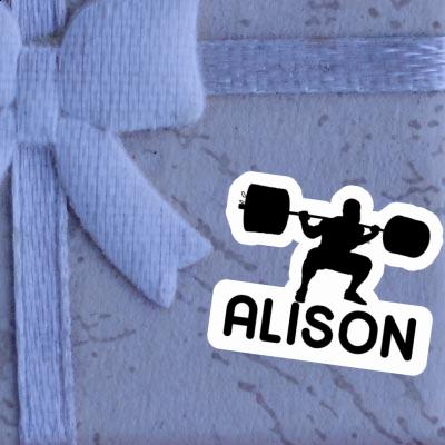 Alison Sticker Weightlifter Gift package Image