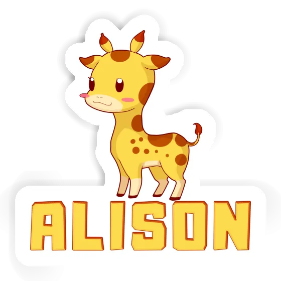 Alison Sticker Giraffe Gift package Image