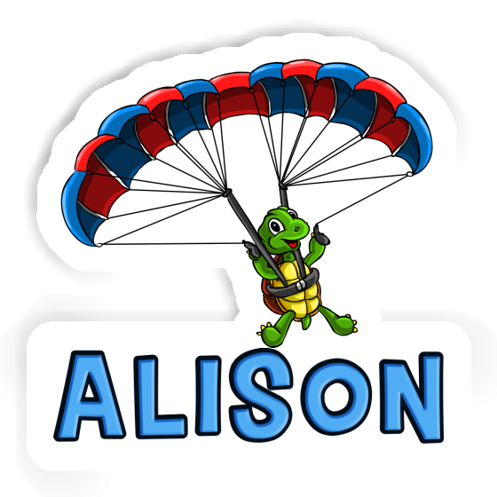 Gleitschirmflieger Sticker Alison Notebook Image