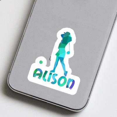 Sticker Golfer Alison Gift package Image