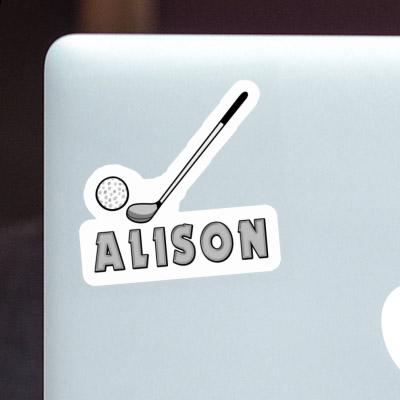 Autocollant Club de golf Alison Laptop Image