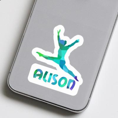 Sticker Gymnastin Alison Notebook Image