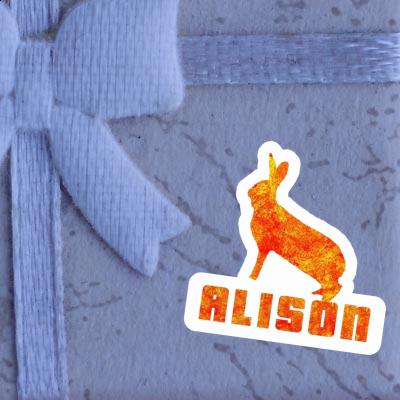 Sticker Alison Rabbit Gift package Image