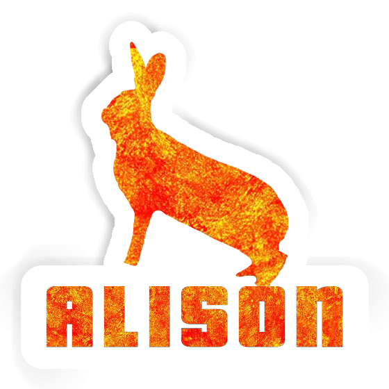 Sticker Alison Rabbit Image