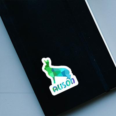 Alison Sticker Rabbit Notebook Image