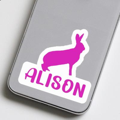 Aufkleber Alison Hase Notebook Image