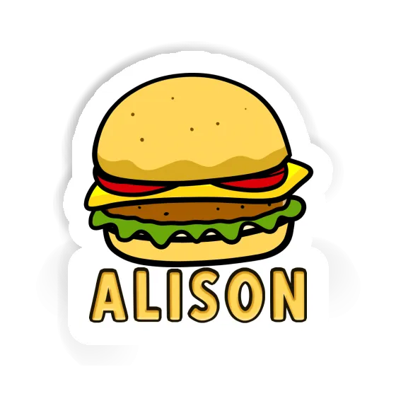 Sticker Alison Beefburger Laptop Image