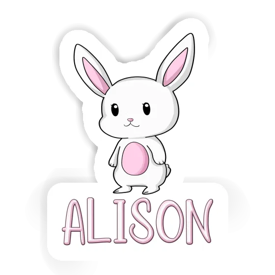 Sticker Hare Alison Laptop Image