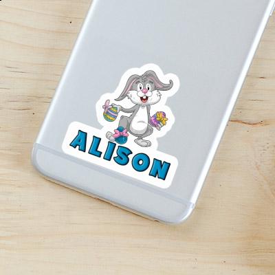 Aufkleber Osterhase Alison Laptop Image