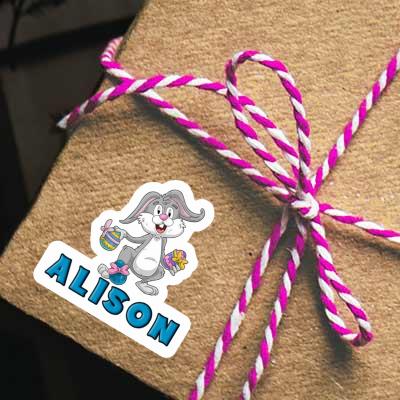 Aufkleber Osterhase Alison Gift package Image