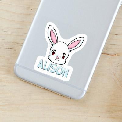 Rabbit Sticker Alison Laptop Image