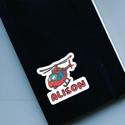 Sticker Alison Helikopter Notebook Image