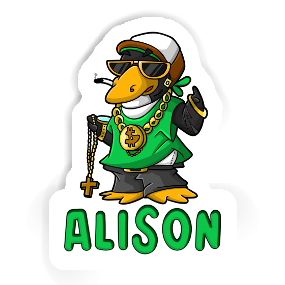 Alison Aufkleber Hip-Hop-Pinguin Gift package Image