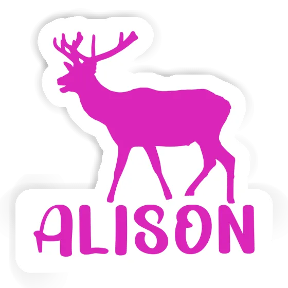 Sticker Deer Alison Gift package Image