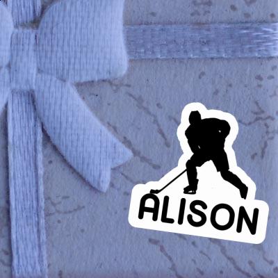 Sticker Hockey Player Alison Gift package Image