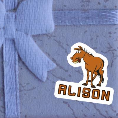 Sticker Alison Horse Laptop Image