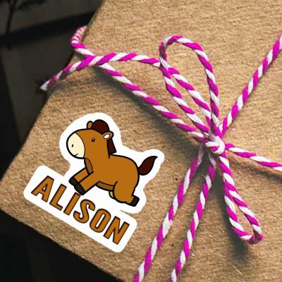 Sticker Alison Horse Gift package Image