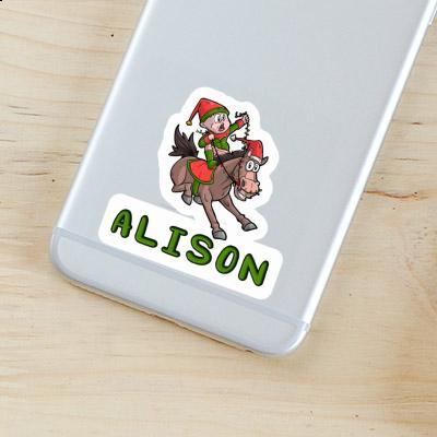 Alison Sticker Pferd Notebook Image