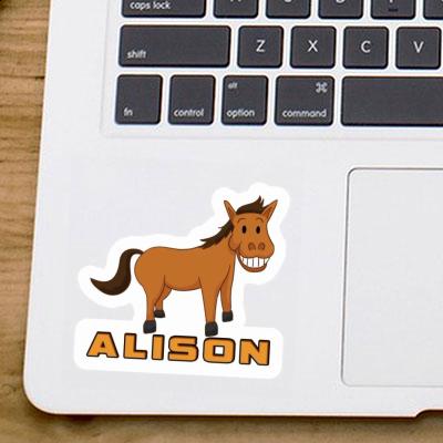 Sticker Alison Grinning Horse Gift package Image