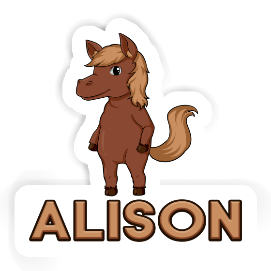 Sticker Horse Alison Laptop Image