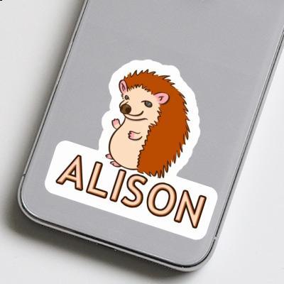 Sticker Hedgehog Alison Notebook Image