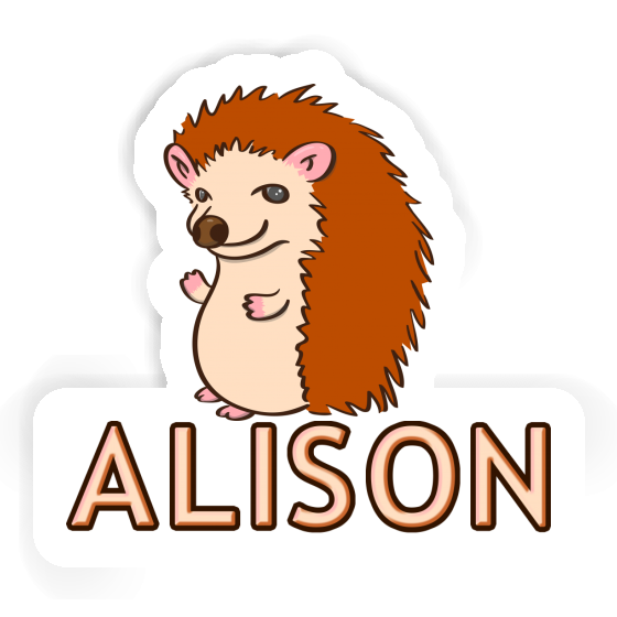 Sticker Hedgehog Alison Laptop Image