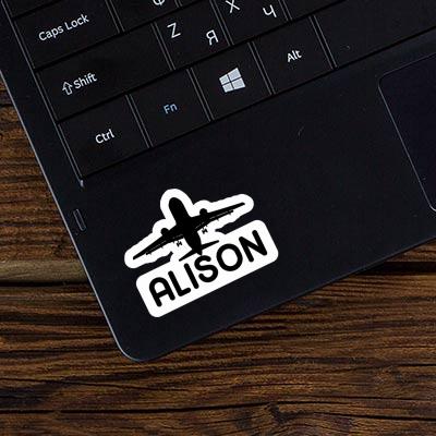 Sticker Alison Jumbo-Jet Notebook Image