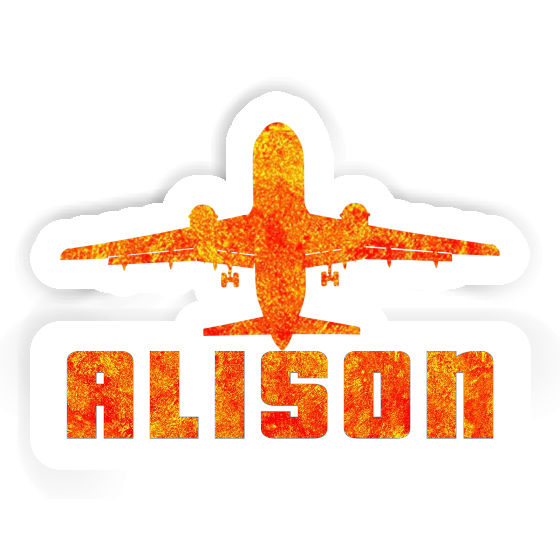 Sticker Jumbo-Jet Alison Laptop Image