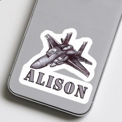 Flugzeug Sticker Alison Laptop Image