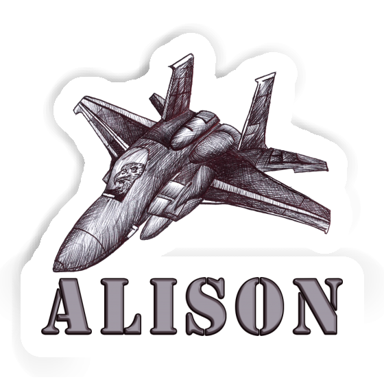 Flugzeug Sticker Alison Notebook Image