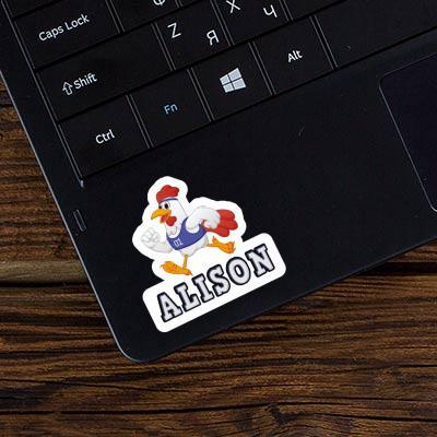 Jogger Sticker Alison Laptop Image