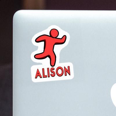 Sticker Alison Jogger Laptop Image