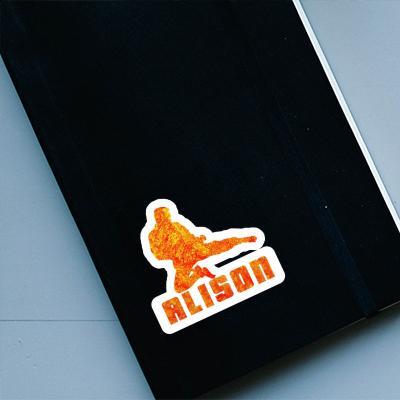 Karateka Sticker Alison Gift package Image