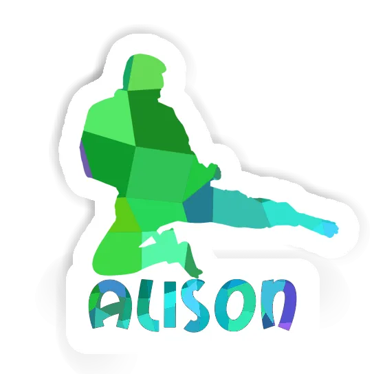 Alison Sticker Karateka Laptop Image