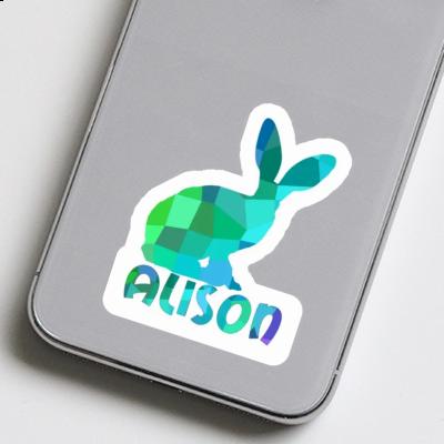 Sticker Alison Rabbit Gift package Image