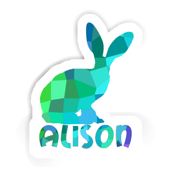 Sticker Alison Rabbit Gift package Image