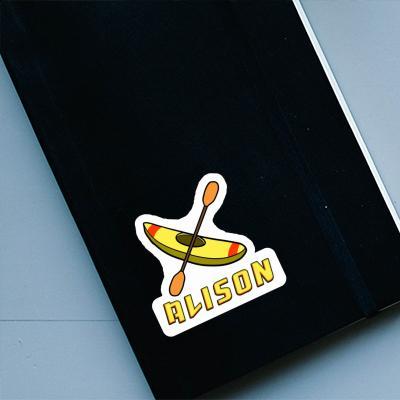 Alison Sticker Canoe Image