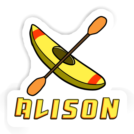 Alison Sticker Canoe Gift package Image