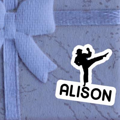 Sticker Alison Karateka Laptop Image