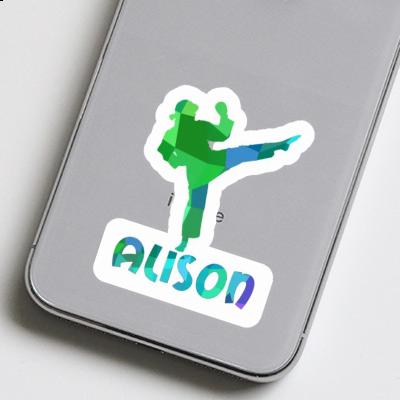 Karateka Sticker Alison Notebook Image