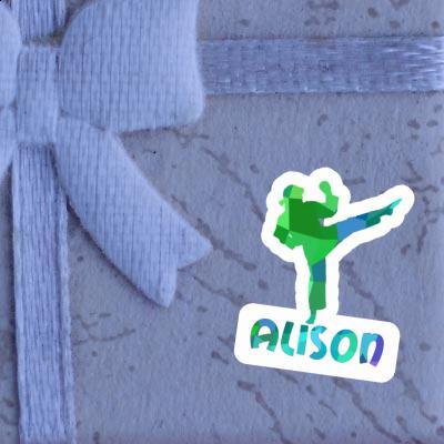 Karateka Sticker Alison Gift package Image