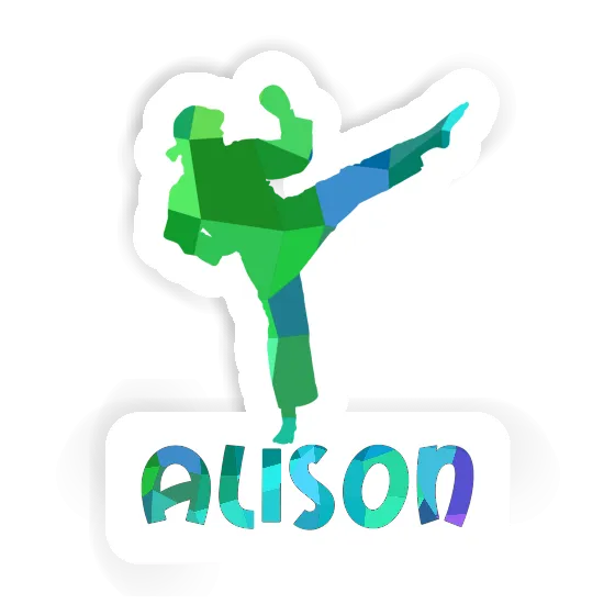 Karateka Sticker Alison Gift package Image