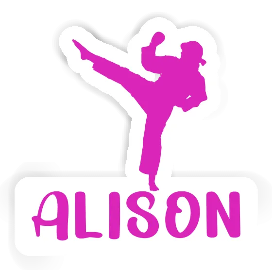 Sticker Alison Karateka Notebook Image