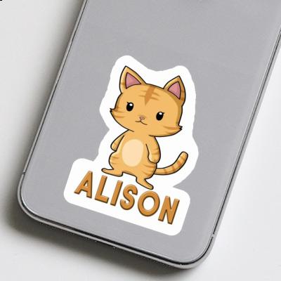 Autocollant Alison Chat Image