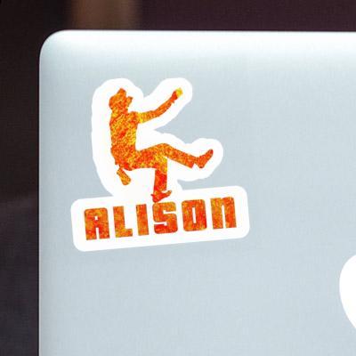 Sticker Alison Climber Image