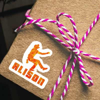 Sticker Alison Climber Laptop Image