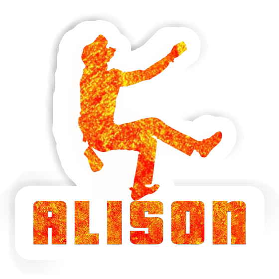 Kletterer Sticker Alison Image