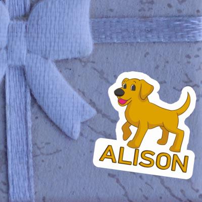 Alison Sticker Labrador Alison Sticker Labrador Image